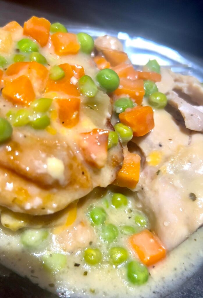 The final result Chicken Pot Pie