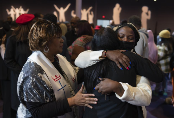 Black Pastors hold vigil for victims in Walmart shooting