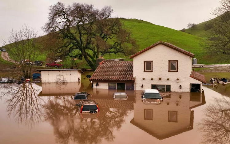 5 year old swept away in California floods