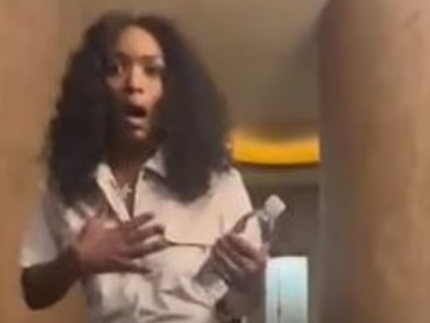 Slater Vance son of Angela Basset and Courtney Vance participates in prank on Tik Tok