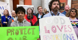 Protesters Stand In Solidarity