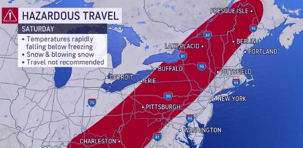 Severe Storm to Sweep the East Coast from Florida to Maine: A Weather Advisory