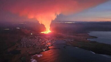 Iceland’s Peninsula Witnesses Third Lava Flow from Volcano