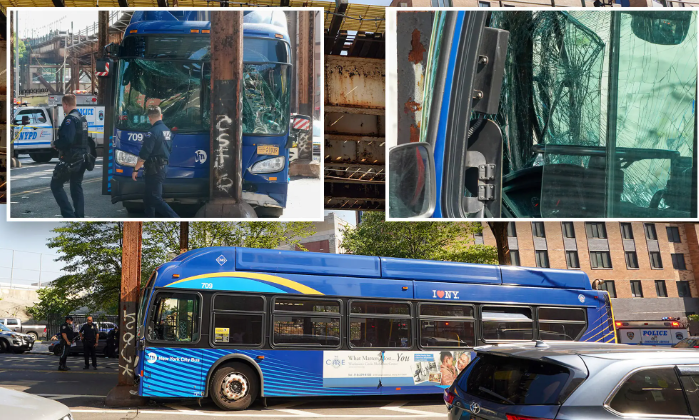 NYC Bus Crashes into Burger King After Driver Suffers Medical Episode