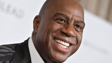 Magic Johnson Urges Black Men to Vote for Kamala Harris During Flint Rally