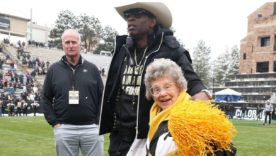 Deion Sanders and Colorado Buffaloes Honor Superfan Miss Peggy on Her 100th Birthday