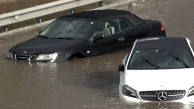 Torrential Rain Causes Major Flooding at Barcelona Airport and Highways