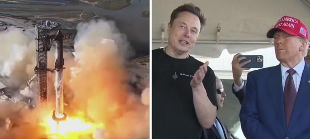 Trump Joins Musk for Starship Test Launch, Showcasing SpaceX’s Progress