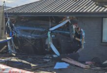 Car ploughs into Rolleston bedroom