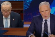 Jon Stewart Slams Chuck Schumer For Passing Republican Spending Bill