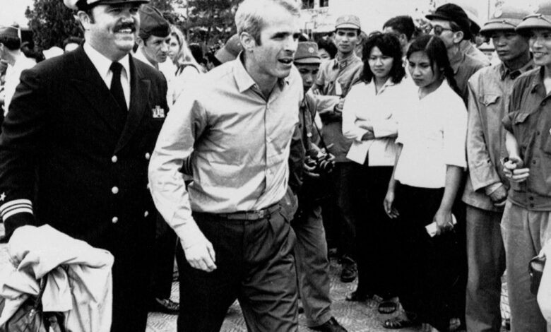 March 14, John McCain freed from POW camp