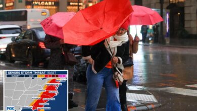 NYC to be hit with heavy rain, 50 mph winds