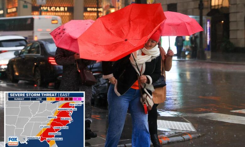 NYC to be hit with heavy rain, 50 mph winds