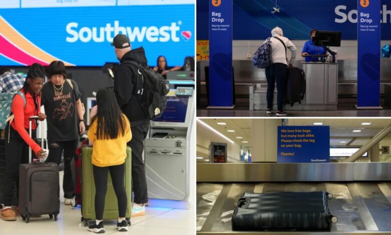 Southwest passengers fire back at airlines over free checked bag policy