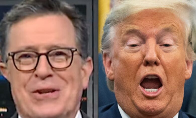 Stephen Colbert Spots Truly Uncomfortable Moment Trump Was Tripped Up By Easy Question