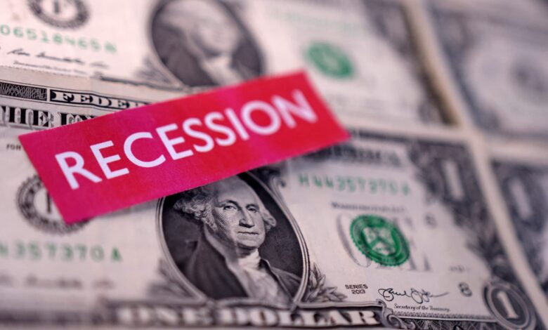 The probability of a recession is approaching 50%, Deutsche markets survey finds