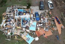 Violent tornadoes hit parts of U.S. as severe storms kill at least 42, unleashing winds and fanning wildfires