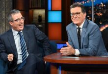 John Oliver Reacts to ‘Late Show With Stephen Colbert’ Cancellation John Oliver Reacts to ‘Late Show With Stephen Colbert’ Cancellation