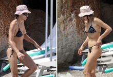 Irina Shayk Stuns in Polka Dot Bikini on Summer Getaway to Capri Irina Shayk Stuns in Polka Dot Bikini on Summer Getaway to Capri
