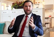 J.D. Vance Told to Go ‘F*** a Couch’ by Hecklers in D.C. J.D. Vance Told to Go ‘F*** a Couch’ by Hecklers in D.C.