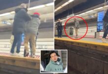 Migrant accused of shoving 83-year-old, another man onto subway tracks calmly walked away after crime: video Migrant accused of shoving 83-year-old, another man onto subway tracks calmly walked away after crime: video
