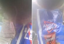 Sneaky bear snatches bag of Doritos left outside CT home, video shows Sneaky bear snatches bag of Doritos left outside CT home, video shows