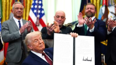 Trump signs executive order accelerating research into psychedelic drug therapies Trump signs executive order accelerating research into psychedelic drug therapies