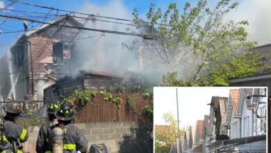 14 injured, including 12 firefighters, after fast-spreading fire tears through NYC homes 14 injured, including 12 firefighters, after fast-spreading fire tears through NYC homes