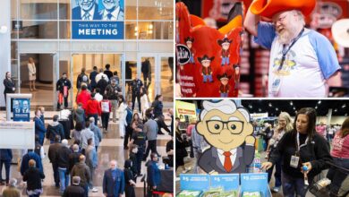 Crowd shrinks as Berkshire Hathaway’s new CEO leads the annual meeting for the first time Saturday Crowd shrinks as Berkshire Hathaway’s new CEO leads the annual meeting for the first time Saturday