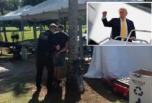 Unruly man nabbed by Secret Service at Trump’s Florida golf course a week after Correspondents’ shooting Unruly man nabbed by Secret Service at Trump’s Florida golf course a week after Correspondents’ shooting