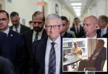 Bill Gates arrives on Capitol Hill for closed door Jeffrey Epstein interview Bill Gates arrives on Capitol Hill for closed door Jeffrey Epstein interview