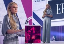 Erika Kirk won’t let heckler ruin Turning Point summit speech as she wows crowd with clapback Erika Kirk won’t let heckler ruin Turning Point summit speech as she wows crowd with clapback