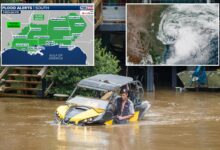 Life-threatening flash flooding fueled by days of heavy rain slams multiple states as Arthur sweeps the South Life-threatening flash flooding fueled by days of heavy rain slams multiple states as Arthur sweeps the South