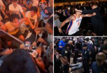 Rabid NY Knicks fans tear Victor Wembanyama jersey into rags amid arrests Rabid NY Knicks fans tear Victor Wembanyama jersey into rags amid arrests