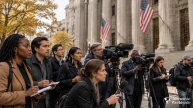 Judge Weighs Trump’s White House Press Ban as DOJ Defends the Move in Court Judge Weighs Trump’s White House Press Ban as DOJ Defends the Move in Court